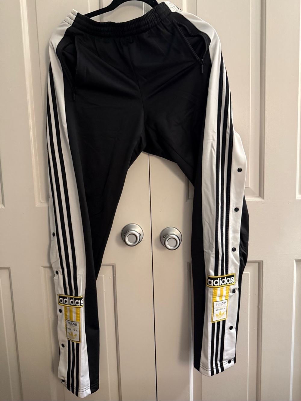 Vintage Adidas SampleTearaway Snap Track pants Y2K rare trefoil
